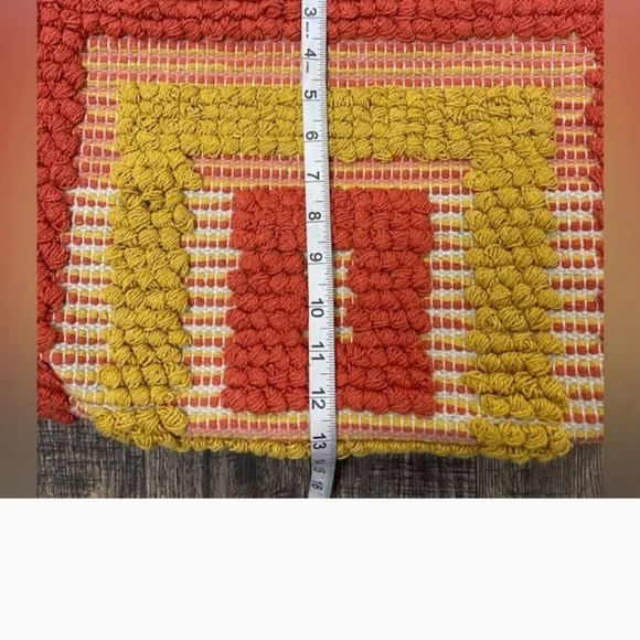 Crochet Tote Bag Colorful BIG! - Picture 10 of 12